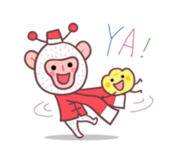 HappyNewYear-monkey god of wealth sticker #9617089