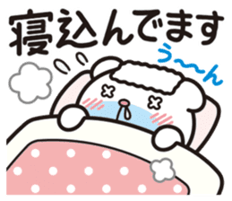 Soliloquy of the bear in the winter. sticker #9617159