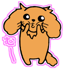 miniature dachshund tsubaki sticker #9617750