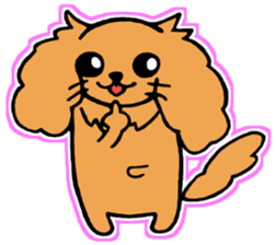 miniature dachshund tsubaki sticker #9617754