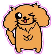 miniature dachshund tsubaki sticker #9617760