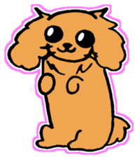 miniature dachshund tsubaki sticker #9617769