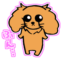 miniature dachshund tsubaki sticker #9617770