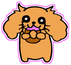 miniature dachshund tsubaki sticker #9617773