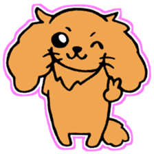 miniature dachshund tsubaki sticker #9617776