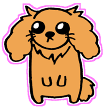 miniature dachshund tsubaki sticker #9617777