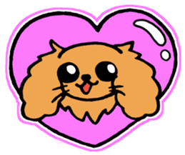 miniature dachshund tsubaki sticker #9617780