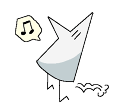 fairy triangle sticker #9618026