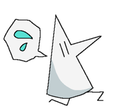 fairy triangle sticker #9618033