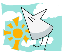 fairy triangle sticker #9618043