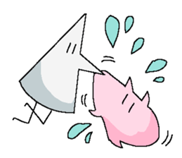 fairy triangle sticker #9618053