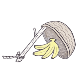 Cheerful and happy monkey sticker #9618100