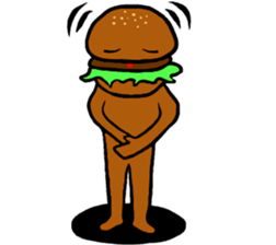 I am Hamburger sticker #9618108