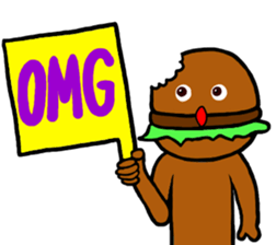 I am Hamburger sticker #9618130