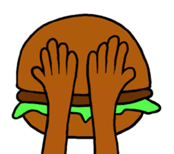 I am Hamburger sticker #9618142