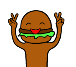 I am Hamburger sticker #9618143
