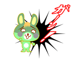 Comic Rabbit sticker #9618150