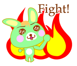 Comic Rabbit sticker #9618156