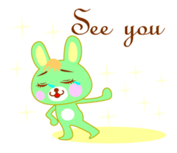 Comic Rabbit sticker #9618161