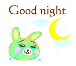 Comic Rabbit sticker #9618171