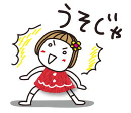 Bangs short girl vol.13 sticker #9618480