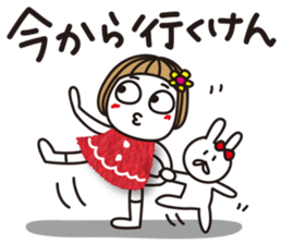 Bangs short girl vol.13 sticker #9618485