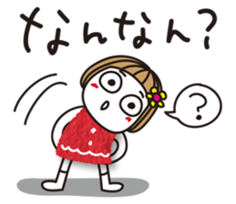 Bangs short girl vol.13 sticker #9618501