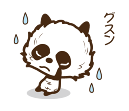 Head is larger panda. sticker #9618594