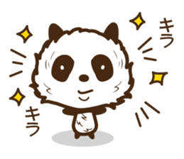 Head is larger panda. sticker #9618601