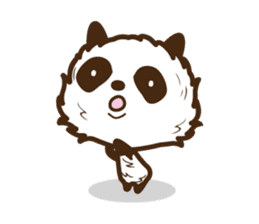 Head is larger panda. sticker #9618605