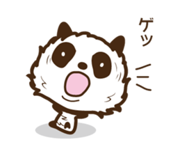 Head is larger panda. sticker #9618616