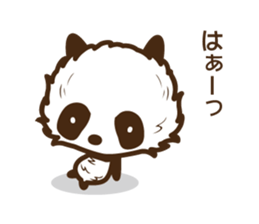 Head is larger panda. sticker #9618620