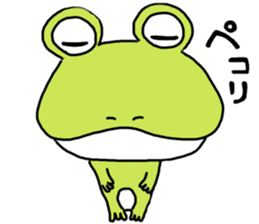 Sticker of a usable frog sticker #9619215