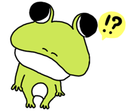 Sticker of a usable frog sticker #9619218