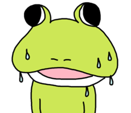 Sticker of a usable frog sticker #9619221