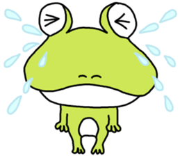Sticker of a usable frog sticker #9619222