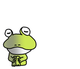 Sticker of a usable frog sticker #9619223