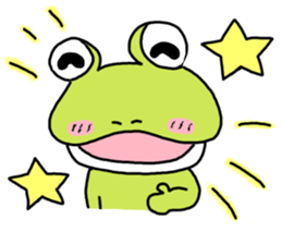 Sticker of a usable frog sticker #9619226