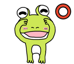Sticker of a usable frog sticker #9619227