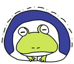 Sticker of a usable frog sticker #9619228