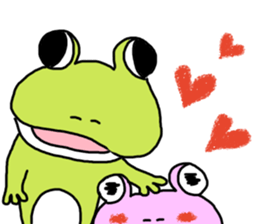 Sticker of a usable frog sticker #9619236