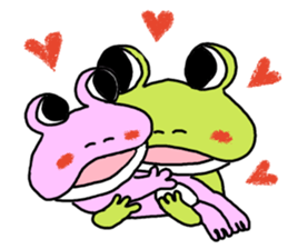 Sticker of a usable frog sticker #9619238