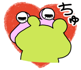 Sticker of a usable frog sticker #9619239