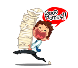 Workaholica sticker #9619609