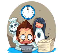 Workaholica sticker #9619619