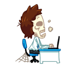 Workaholica sticker #9619621