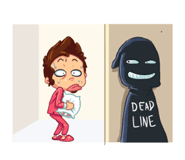 Workaholica sticker #9619625