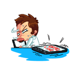 Workaholica sticker #9619627