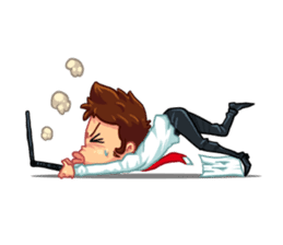 Workaholica sticker #9619630