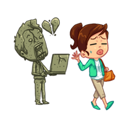 Workaholica sticker #9619636